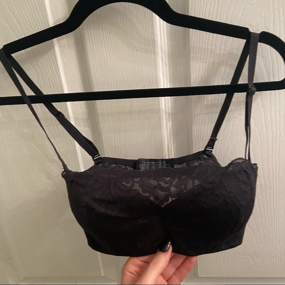 😀lace convertible black bra
